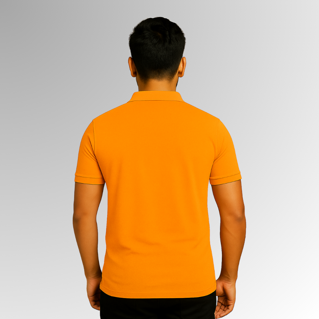 Sunny Vibes Yellow Polo