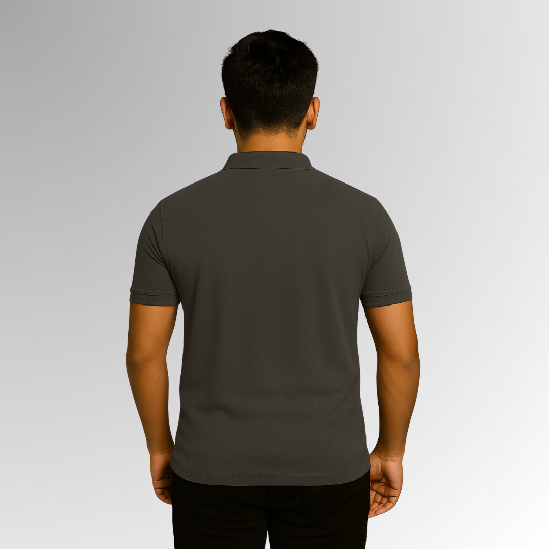 Clean Cut Grey Men's Polo